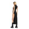 Black Sexy Diablo Gothic Long Dress Night Bar Slim Fit Hip Party Dress
