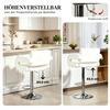 Comfortable Height-Adjustable Chair, Bar Stool with Armrests and Backrest, Practical Work Chair (only with chair)