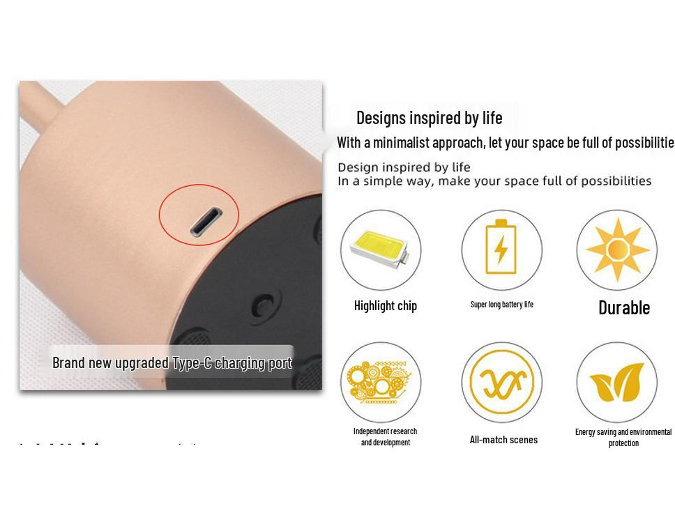 Rechargeable LED Touch Bar Table Lamp: Dimmable Metal I-beam Design for Restaurant and Bar Atmosphere.