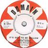7inch Record JASON SIMMS MUSIC THROUGH SIX  Its Got To Be Mellow D5 Domain 1968 UK SoulFunk Used