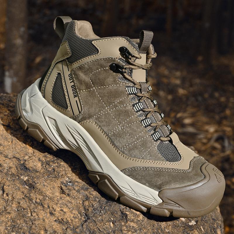 Comfortable Men's Sneakers Hiking Boots Casual Shoes Daily Walking Travel Shoes Fashionable Treking Footwear Lightweight Mesh Shoes