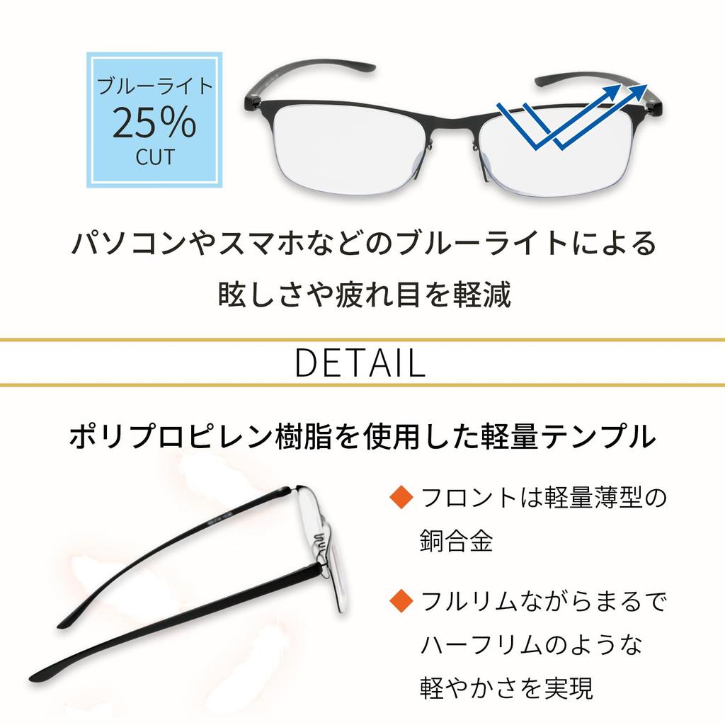 Electronic Stylish Reading Glasses with Copper Alloy Full Blue Light AR Coated Perfect Gift for Respect for the Aged Color Cannot Be [Hodogaya Sales]