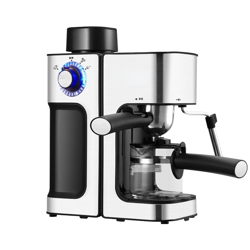 220V 800W Elektrický kávovar / Napěňovač mléka 5 šálků Kancelářské Espresso Italský styl Automatická izolace Elektrický kávovar