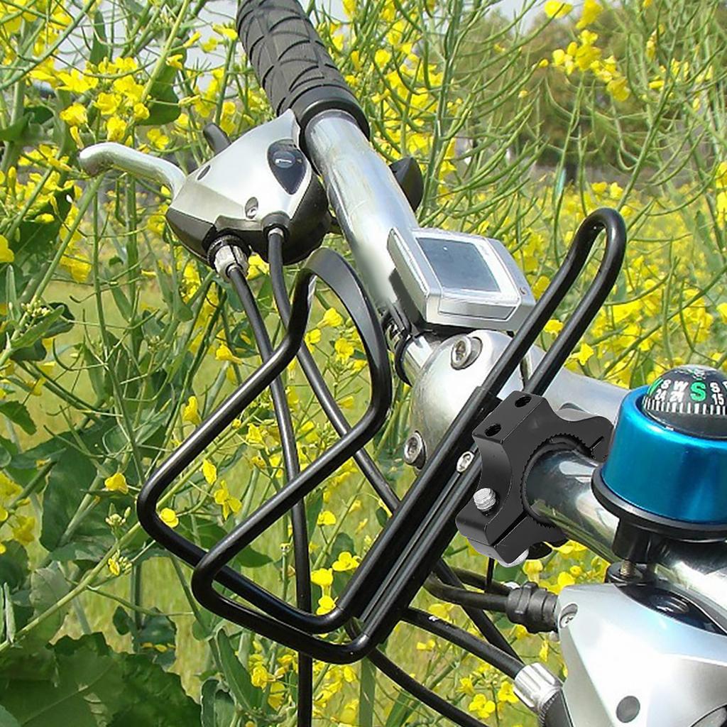 Bicycle Cycling Cup Holder Motorcycle Bike Handlebar Mount Drinks Bottle Holder(black)