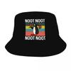 Noot Noot Honk Honk Unisex Bucket Hat Přizpůsobit Summer Beach Sun Pingu Cartoon Hat