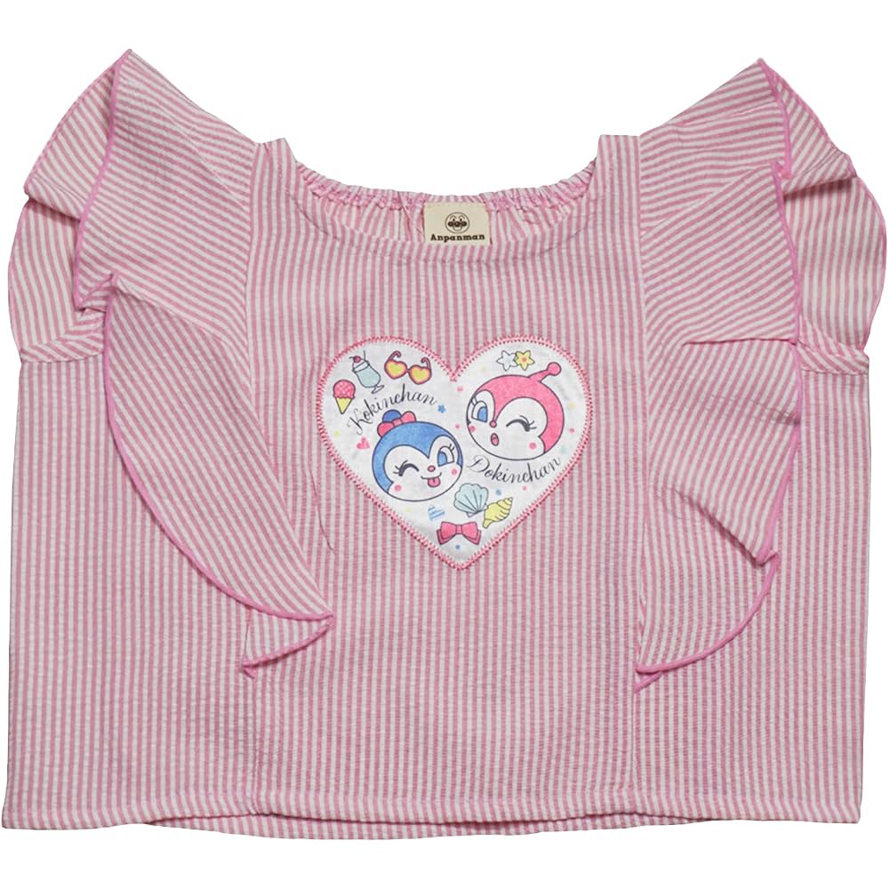 [Bandai] 2026 Summer Anpanman Shea Soccer Duckin-chan Kokin-chan Sleeve Frill Short Sleeve T-shir...