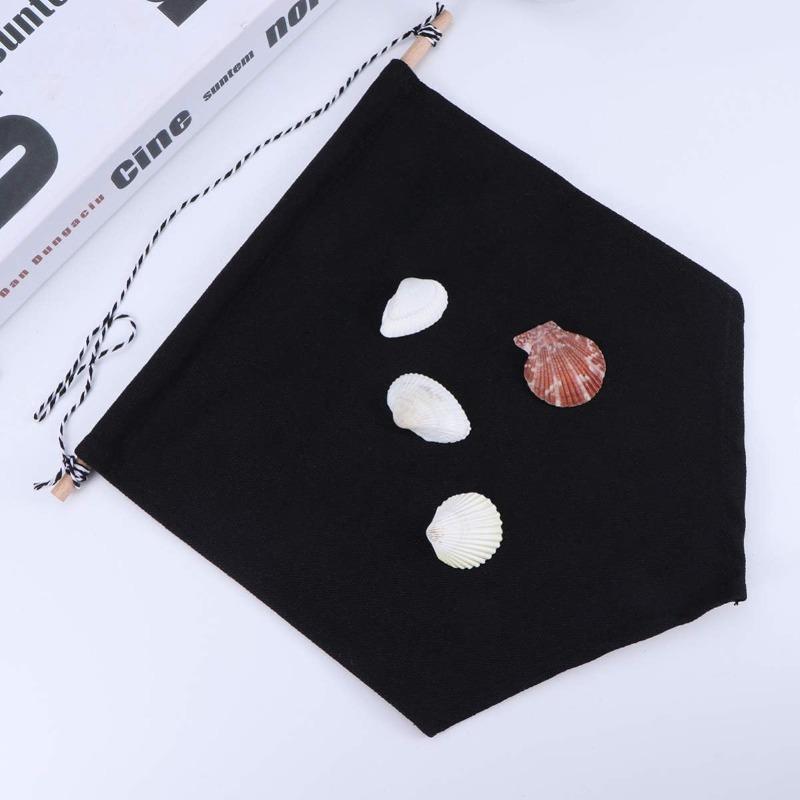 1/4 Stück Anstecknadel & Brosche Display-Banner, Nordische Minimalistische Baumwoll-Hängeflagge für die Wand, Organizer und Sammler-Vitrine