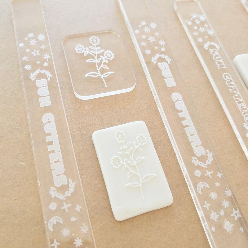 2 szt. Akryl 2/3/5 mm ceramika polimerowa glina grubość linijka wałek do ciasta prowadnice paski patyczki do kolczyków biżuteria wisiorki tworzenie