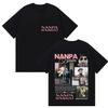 Rapper Nanpa Básico Tour Album Merch T Shirts Mens Clothing Hip Hop Gothic Short Sleeve Tshirts Fashion Cotton Streetwear