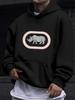 Navy Blue Hoodie - Heavyweight Winter Pullover Sweatshirt