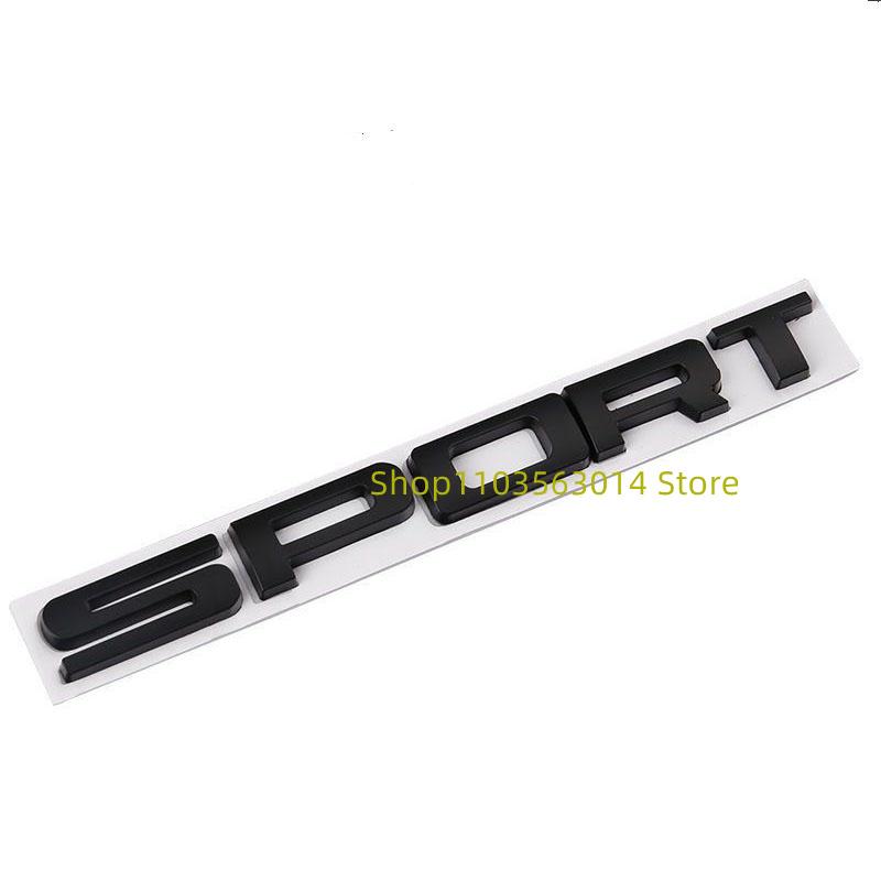 3D ABS Letters SPORT Si4 SDV6 SDV8 Emblem Car Trunk Badge Stickers For Autobiography SPORT