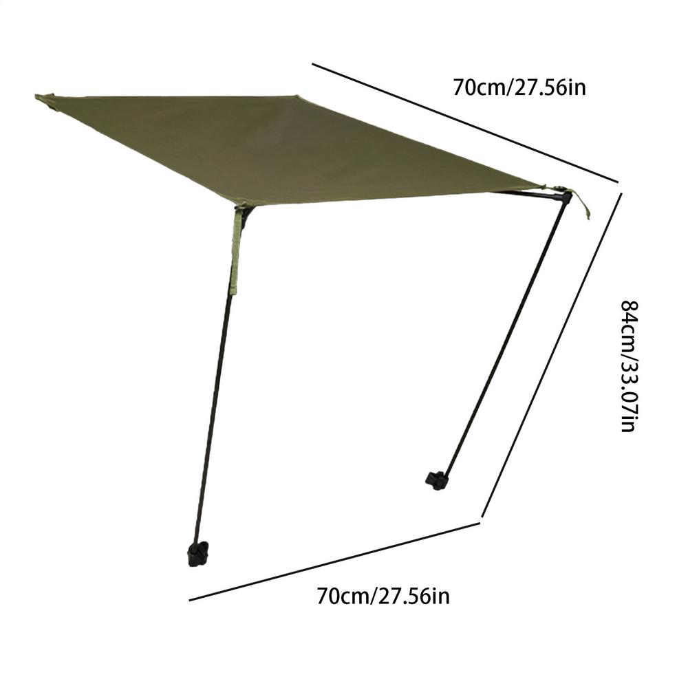 Camping Chair Canopy Beach Chair Canopy Shade Heavy Duty Portable Sunshade Shelter Umbrella for Lounge Adults Travel Fishing
