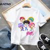 Hunte  Cartoon Tee Shirt Harajuku Cool Kids T-shirts Cotton Summer Tops Outfits Gift Baby Girl Boy Clothes