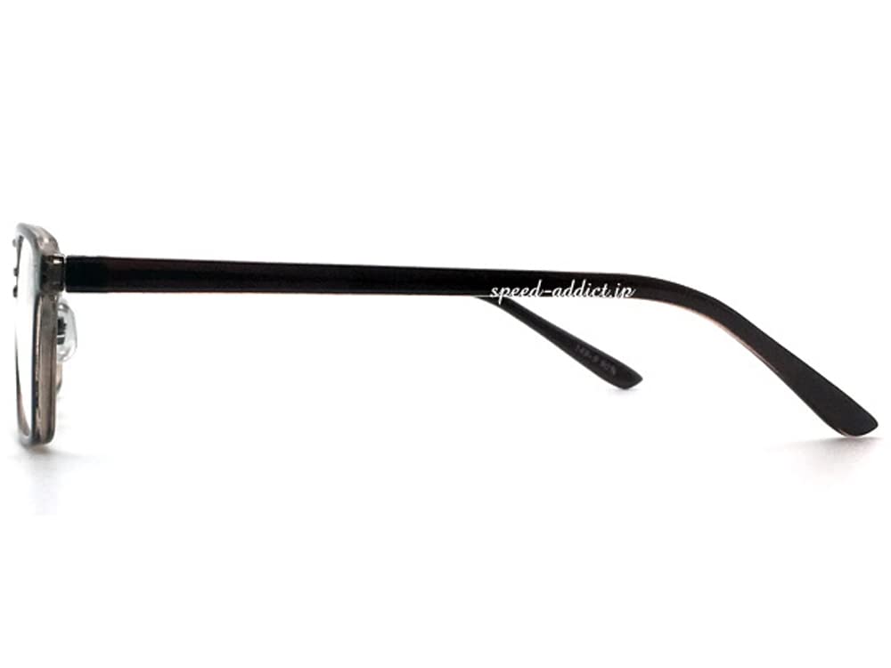 SQUARE BRIDGE SUNGLASS Bridge BROWN CLEAR [SPEED ADDICT] (Square Sunglasses) ×