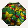 1pc Turtles Automatic Umbrella - 8-Rib Foldable Design, Outdoor Adventures, and Family Celebrations, Durable Canopy Material yy250827193