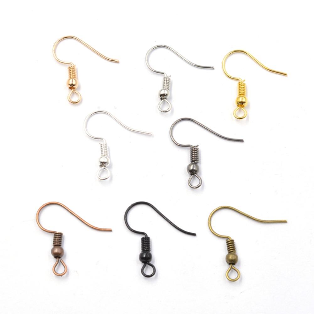 Ohrringhaken Rohlinge Hypoallergene Verschlüsse Haken Zubehör für DIY Schmuckherstellung Zubehör für Hängeohrringe