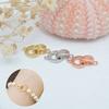 18K Gold Plated Brass Zircon Pearl Clasps Fastener For DIY Bracelet Necklace