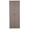 VidaXL Armoire de rangement jardin Marron 65x45x172 cm PP Aspect bois 151240