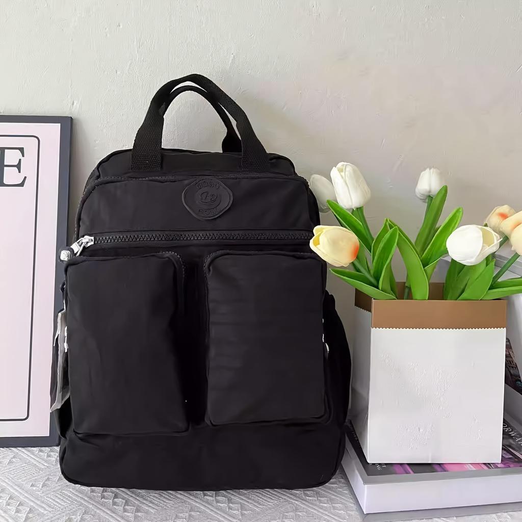 Women's Double Backpack - Lightweight, Large Capacity, Durable & Stylish Colors for College & Travel.