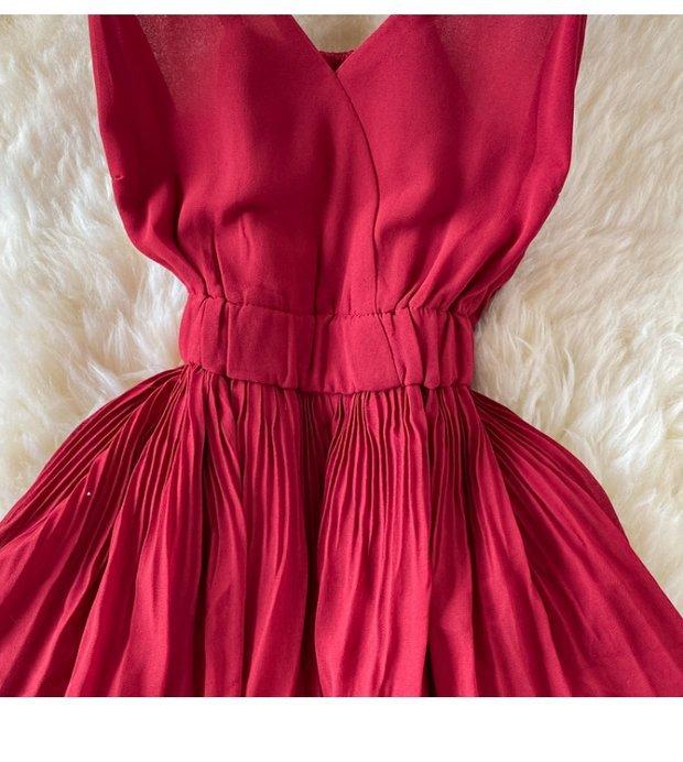 Léto Ženy Přehozené Volánky Špagetové Pásky Šaty Dovolená Plážové Vestido Dámské Elegantní Úzký midi župan s vysokým pasem