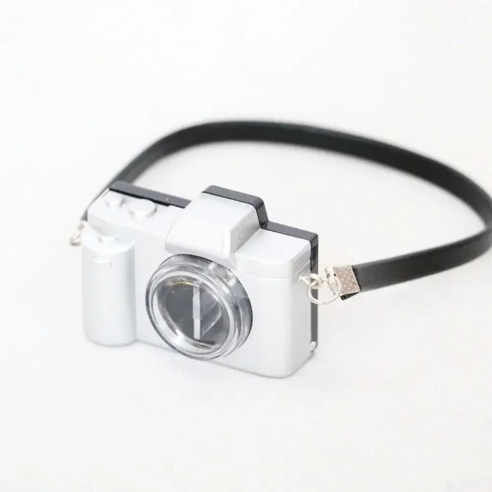 

Multicolor Mini Doll Camera Shutter Flash and Cute Dollhouse Decor Play Accessories for 17cm Dolls Girls Gift Collection