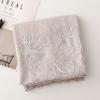 Literary Elegant Embroider Scarf 180*90Cm Thin Sunscreen Shawl Plain Design Embroider Stitch Shawls Wraps for Women