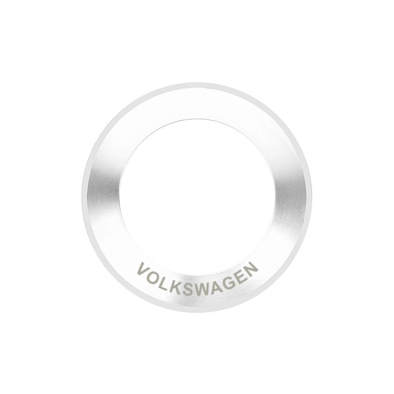 2026 Hot For VW VOLKSWAGEN Car Aluminium Alloy Steering Wheel Logo Circle Trim Sticker For Volkswagen VW Golf Polo Jetta CADDY T