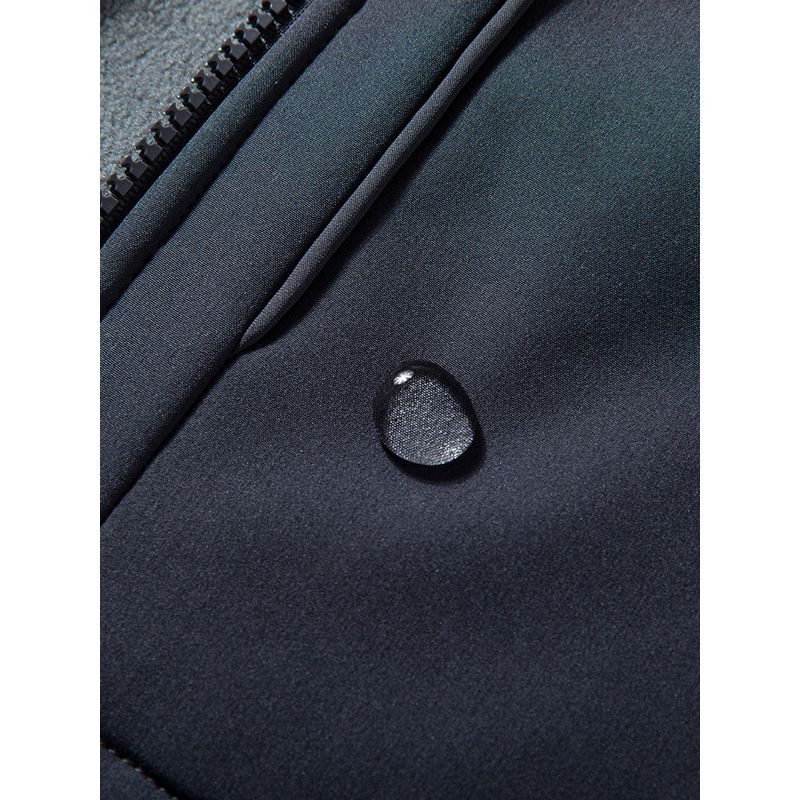 Jacket Men's 2024 New Soft Shell Windproof Waterproof Tear-Resistant Jacket Thick Warm Fleece Hoodie