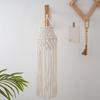 Bohemian Macrames Tapestry Light Shade Cotton Rope Tassels Handwoven Hanging Pendant Lamp Cover Lampshade for Home Decor