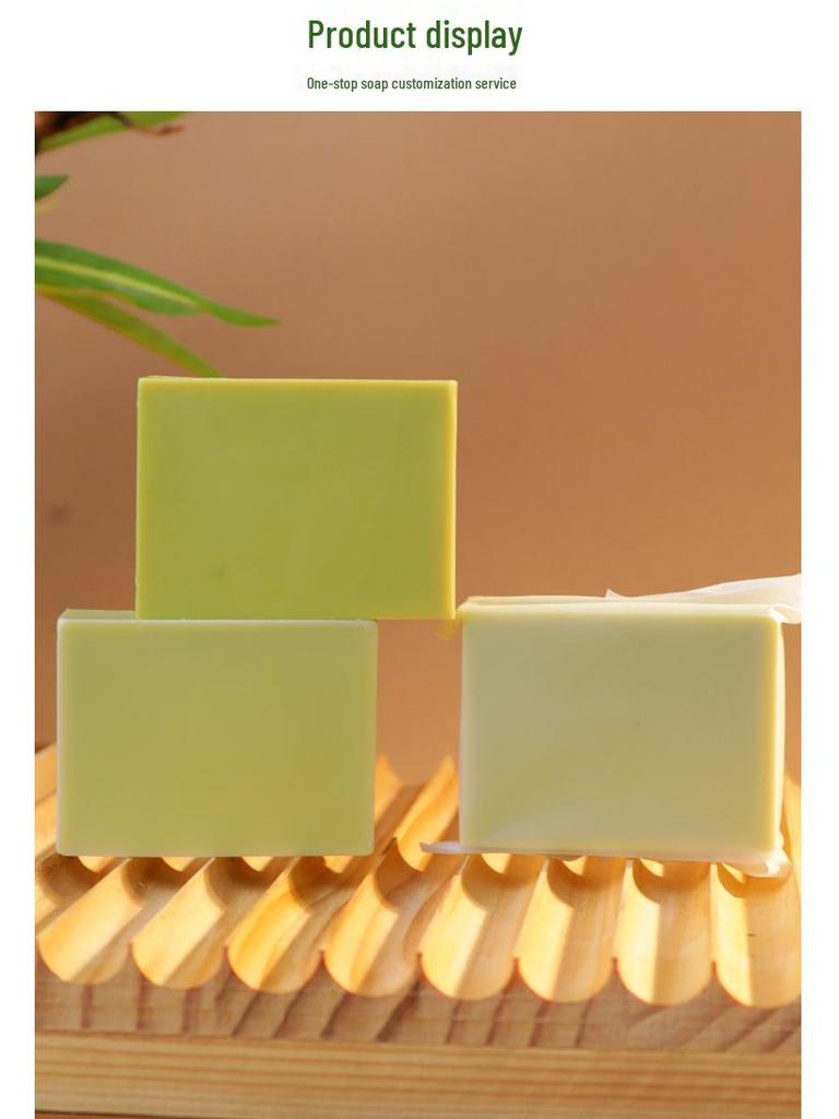 Herbal Sea Buckthorn & Green Tea Facial Soap - Handmade, Ancient Fragrance Cleanser for Men and Women