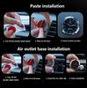 Fiegcit Car Dashboard Watch Car Mini Auto Clock Car Clock Refit Interior Bright Quartz