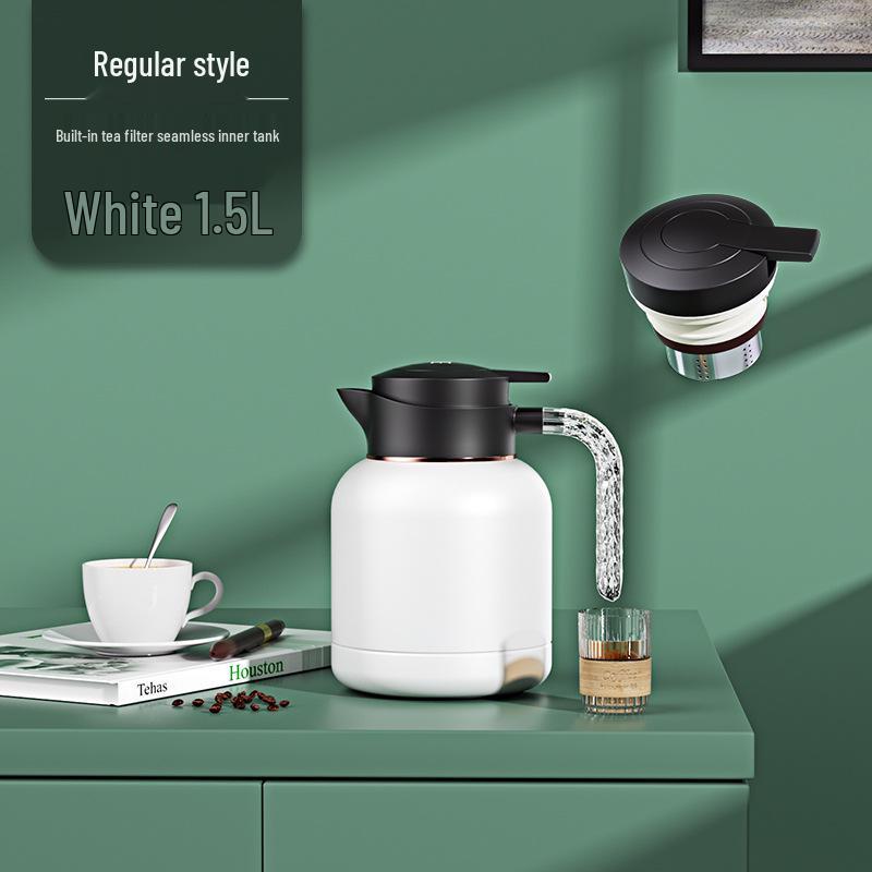 304 Stainless Steel Insulated Kettle with Intelligent Temperature Display for Tea Brewing - Commemorative Business Souvenir.