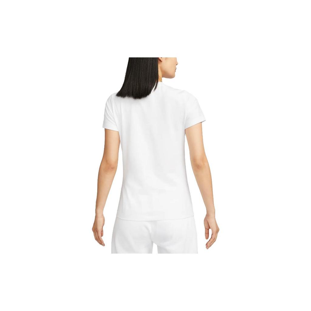 New Nike Set In Sleeve T Shirt Women's White DV6095-100