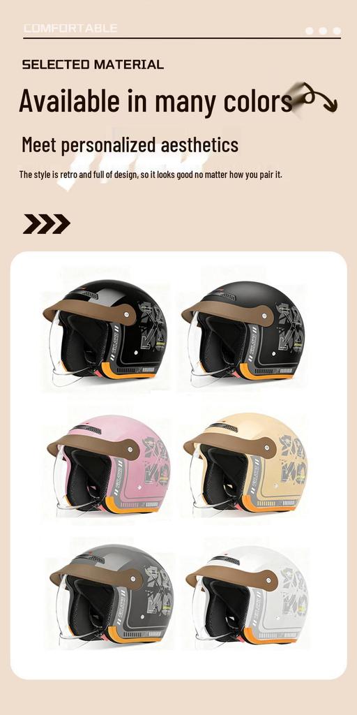 3C Certified All-Season Electric Motorcycle Helmet for Men & Women - Winter Warm & Universal Fit