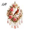 Stained Glass Style Suncatchers Acrylic Flower Bird/Butterfly Crystal Sun Catcher Decorative Hanging Ornament for Window Living Catcher Room Bedroom