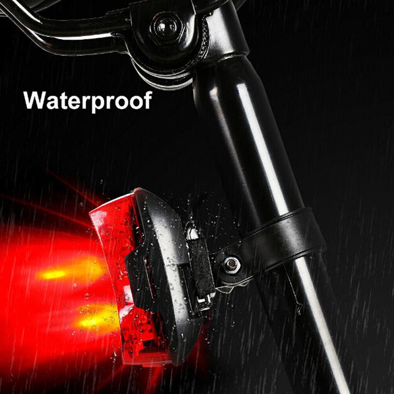 2LED Bright Bicycle Bike Bezpečná zadní zadní blikající výstražná kontrolka