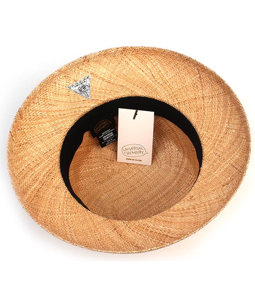 Yunibeosyeolkemiseuteuli Bau Bowl Beige Panama Hat Summer Fedora