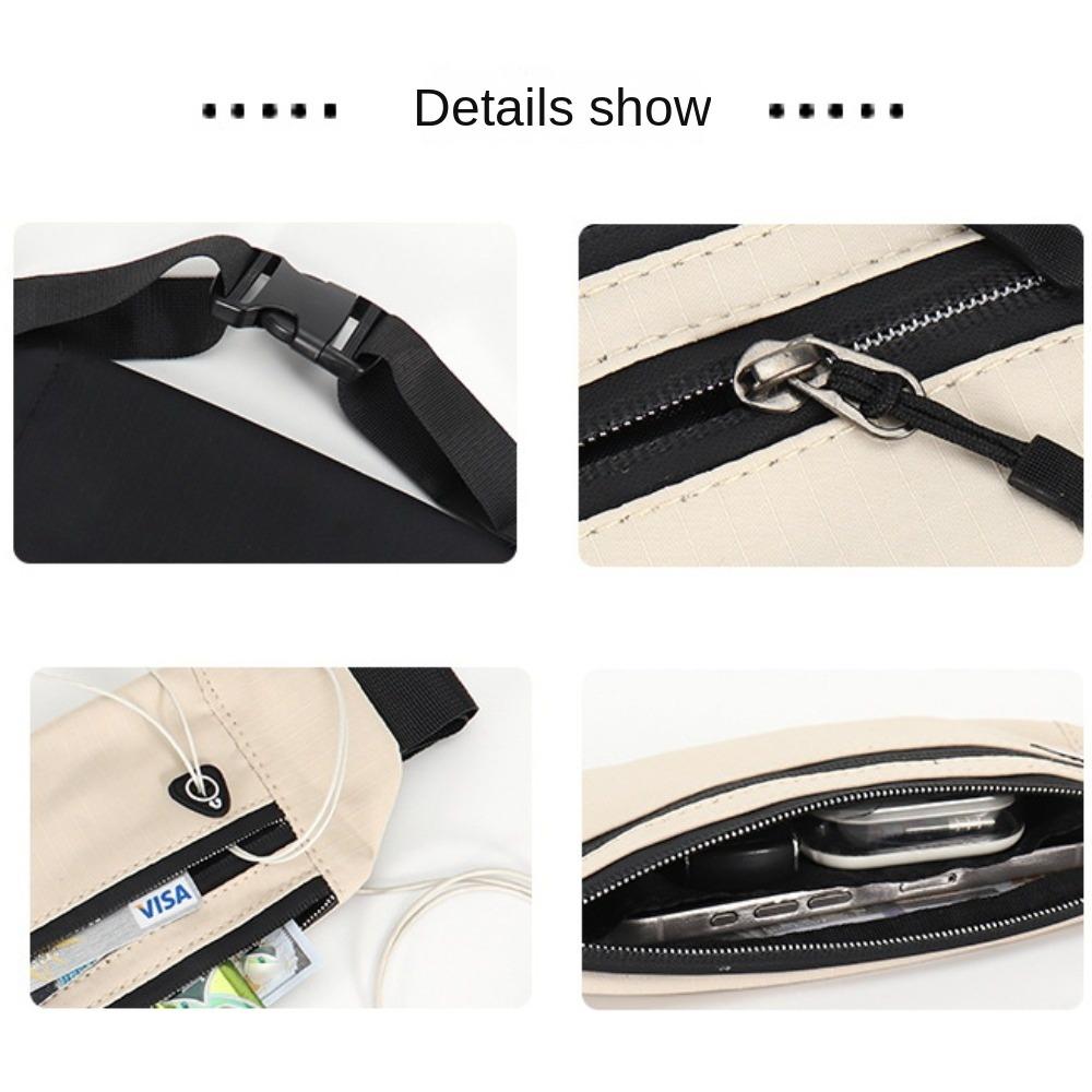 Ultra-thin Running Waist Bags Lightweight Sports Phone Bag Marathon Running Bag Men Women