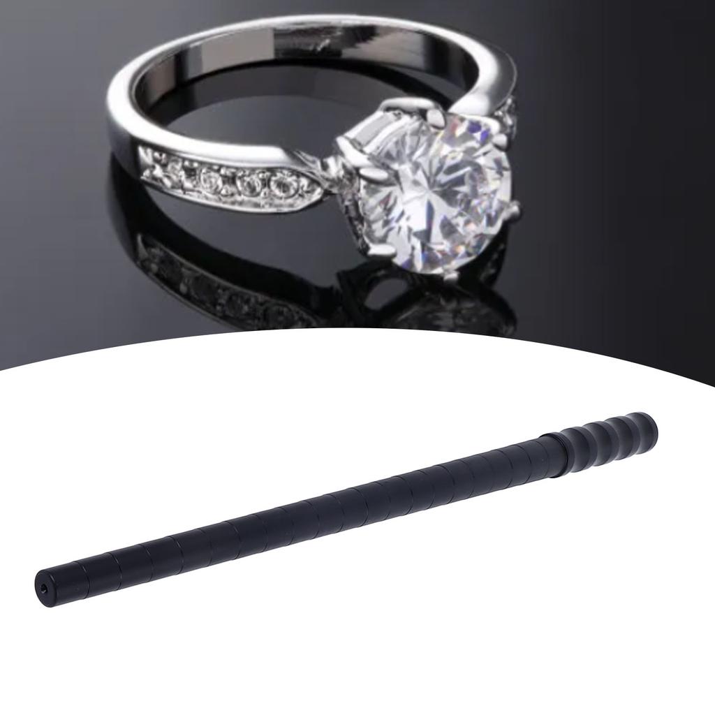 Sizing Mandrel Plastic Nylon 0.56 to 0.84in Diameter Knurled Handle Plastic   Stick for Jewelry Making Craft