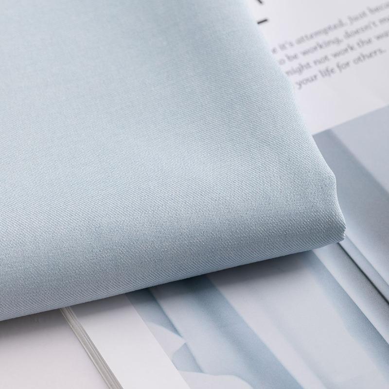 Polyester Anzugstoff Leichte Zweifarbigkeit Knitterarm Pro Meter für Herren/'s JK Hemd Uniform DIY Damen/'s Stoff Nähen Weiß