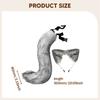 Soft Plush Cat Fox Ears And Tail Set with Adjustable Strap for Cosplay Costume Party Performance Dress up