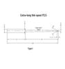 Fine Runner EDM Copper Electrode: Submerged Gate Purple Copper Rod