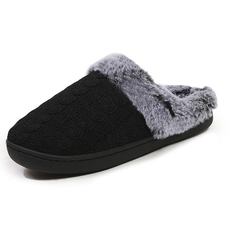 Warm Winter Slippers Woman Designer Fluffy Woman Slippers Soft Sole Women's Home Slippers New Footwear Female House Shoes