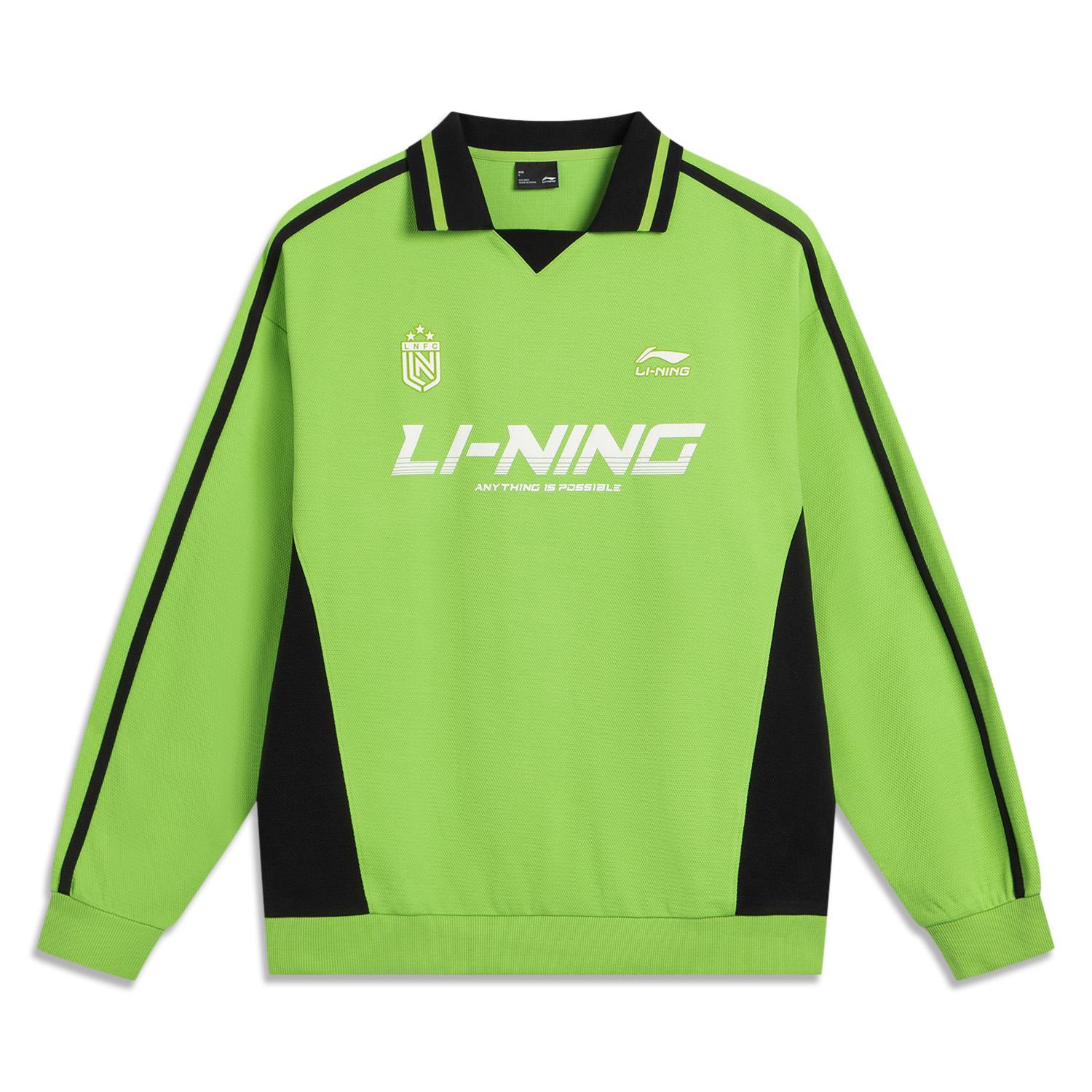 

Свитшот унисекс Li Ning Sports Lifestyle Series Свободный Удобный Логотип бренда Для пары AWDVC89-6 XS