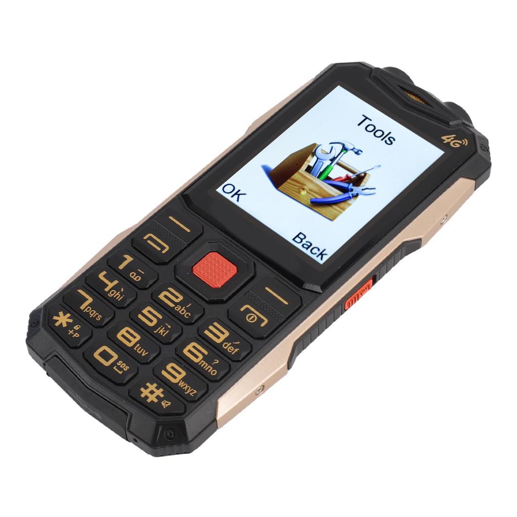 4800mAh Dual Card Dual Standby Big Button Clear Sound Big Fonts 1.3MP Camera 4G Mobile Phone for