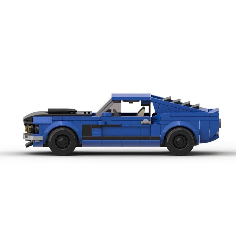 MOC-96038 Futama Boss 302 Racing Speed8 Grid Car Building Block Assembly Set