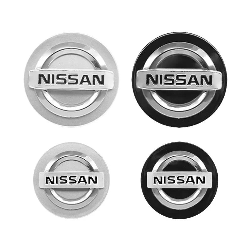 Per Nissan ArR44Pezzi 54/60mm Tappi Centrali Ruota Logo Auto Copriruota Per Nissan X-trail Qashqai Note Juke Sentra Patrol Leaf Tiida Accessori
