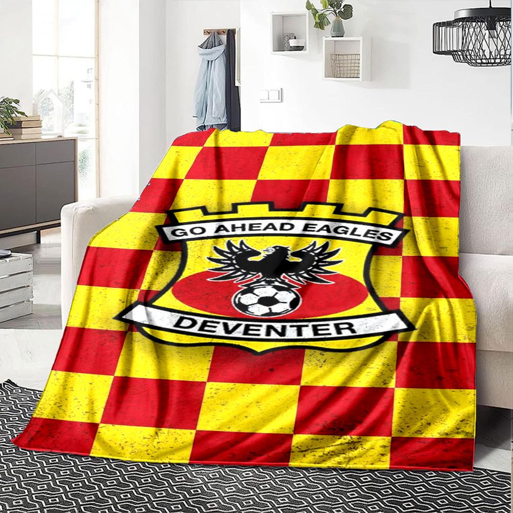 Go Ahead Eagles Print Flanelldecke Hohe Qualität Warm Bequem Decke für Alle Jahreszeiten Perfekt für Geschenke Heimdekoration