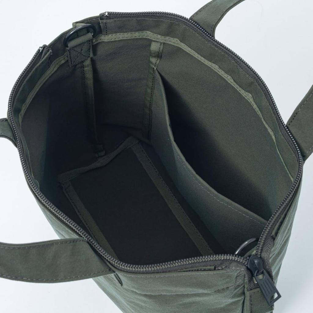 HOWELL Bolsa Tote Margaret Howell para Homens e Kombu Leve MARGARET ideaKELP 2 Vias Feminina, Unissex, Nylon, Simples, Casual,