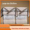 Striped Edge Oil-Removing Dishcloth: Thick, Lint-Free, Non-Stick, Absorbent Scouring Pad.